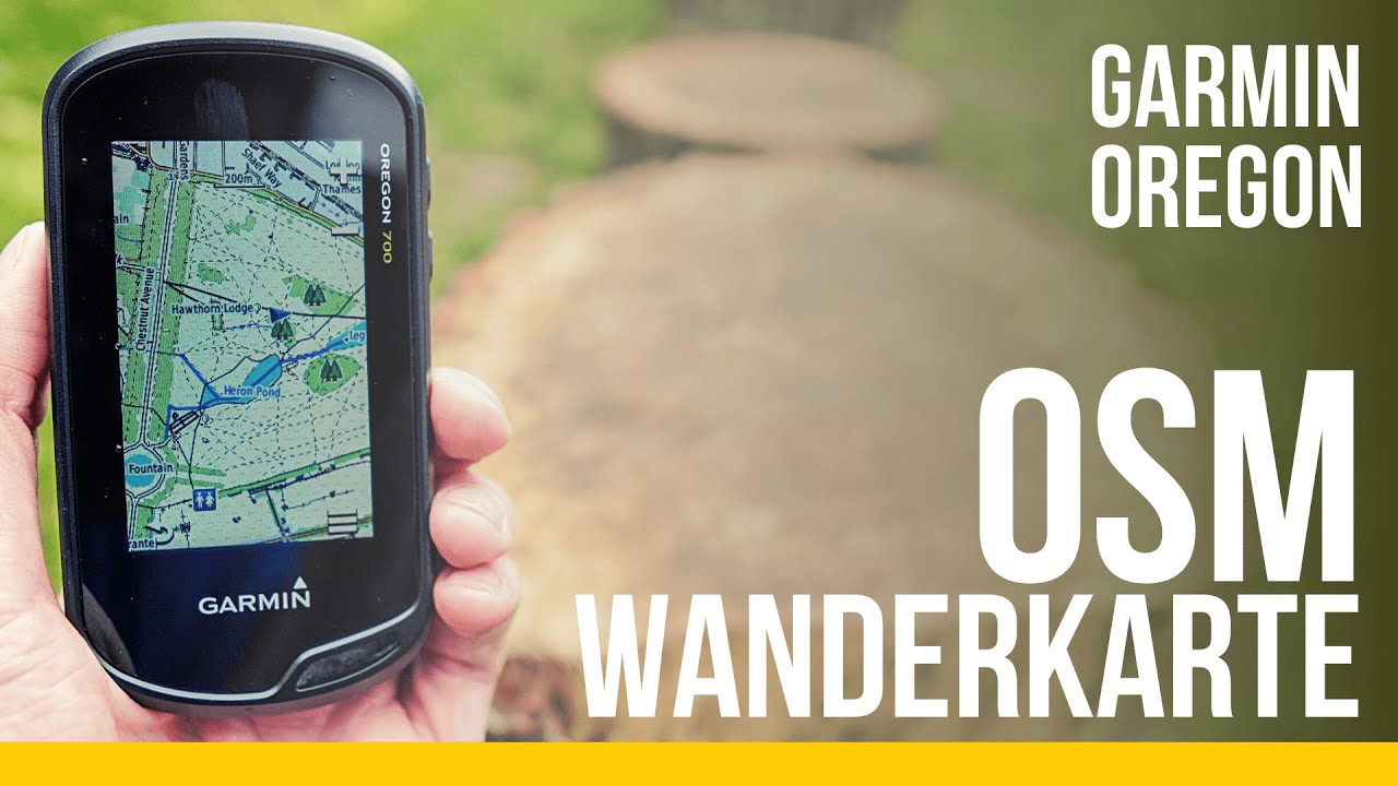 OSM Karten auf Garmin installieren | Routingfähige Topo Wanderkarte für