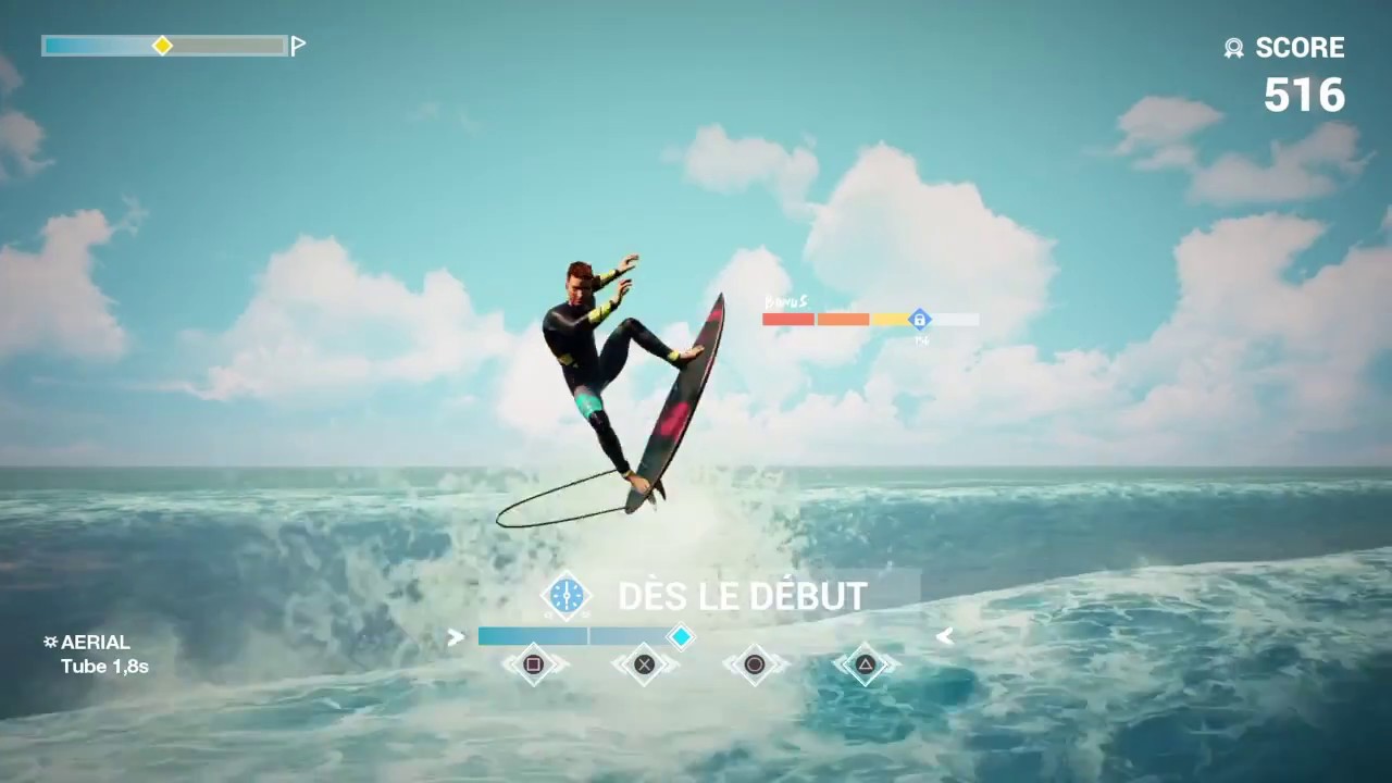 Surf World Séries PS4, 1er gameplay YouTube