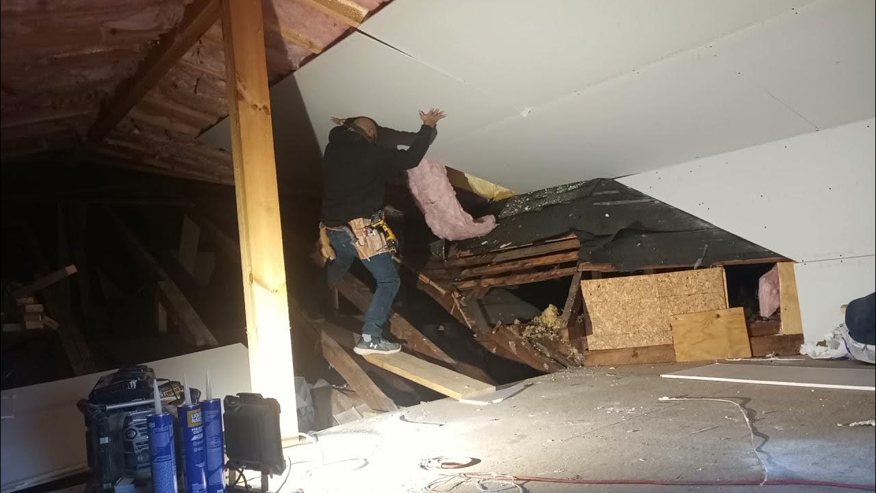 how to start hanging drywall on a bonus room 