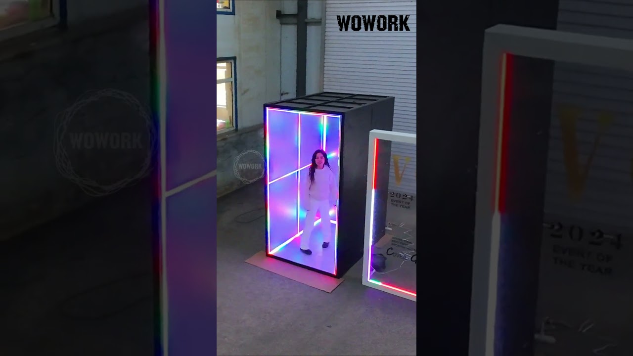 magazine photo booth box for party event decoration #magazinephotobooth #ledphotobooth