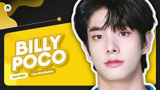 ENHYPEN - BILLY POCO | Line Distribution (ENHYPEN X TAYO)