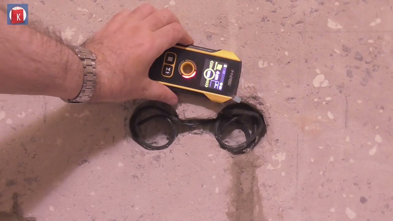 Тест FNIRSI WD 02 Прибор для поиска проводки, арматуры в стенах