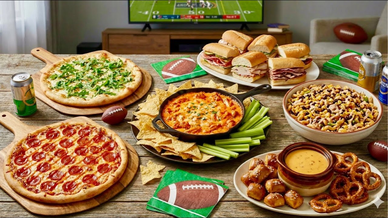 Best Pan Pizza Dough Recipe & Ultimate Party Dips | Live Chef POV