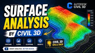 How to Do Surface Analysis in Civil 3D Easily || Complete Tutorial + Tips &amp; Tricks