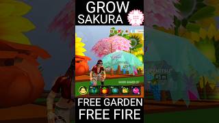 Grow sakura tree free garden #craftland #freefire #freegarden #ffshorts #shorts