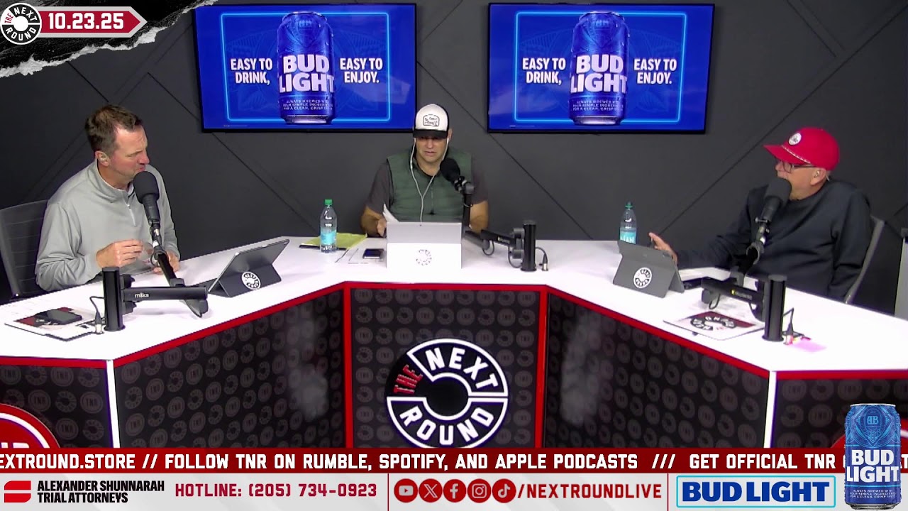 Alabama’s Ty Simpson Gets a New Comp, UGA - Auburn Ref Banned? NBA Gambling Arrests | TNR 10/23/25