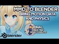 MMD to Blender 2.8x motion file VMD (RigidBodies setup)