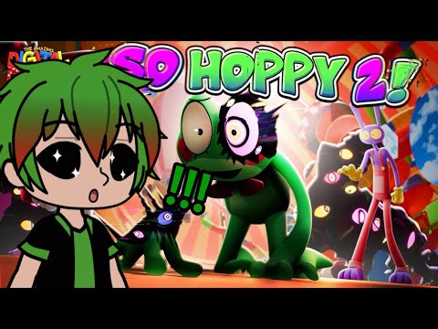 Reacting to So Hoppy 2 (Ribbit Abstraction Song) 【THE AMAZING DIGITAL CIRCUS 3D MUSIC VIDEO】:)