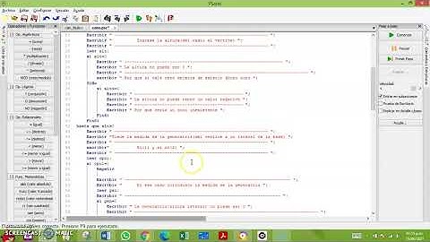 Algoritmos de Área y Altura de nuestro cono en Pseint (Trabajo de Geometría)