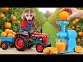 Monkey Nana Drives A Tractor The Quest For Orange Juice On A Hot Summer Day NANA MONKEY LIFE
