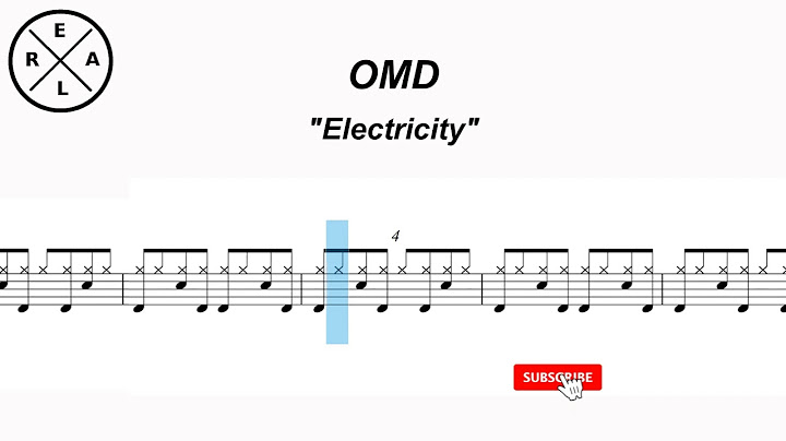 Electricity Drums version - Drums performance video thumbnail