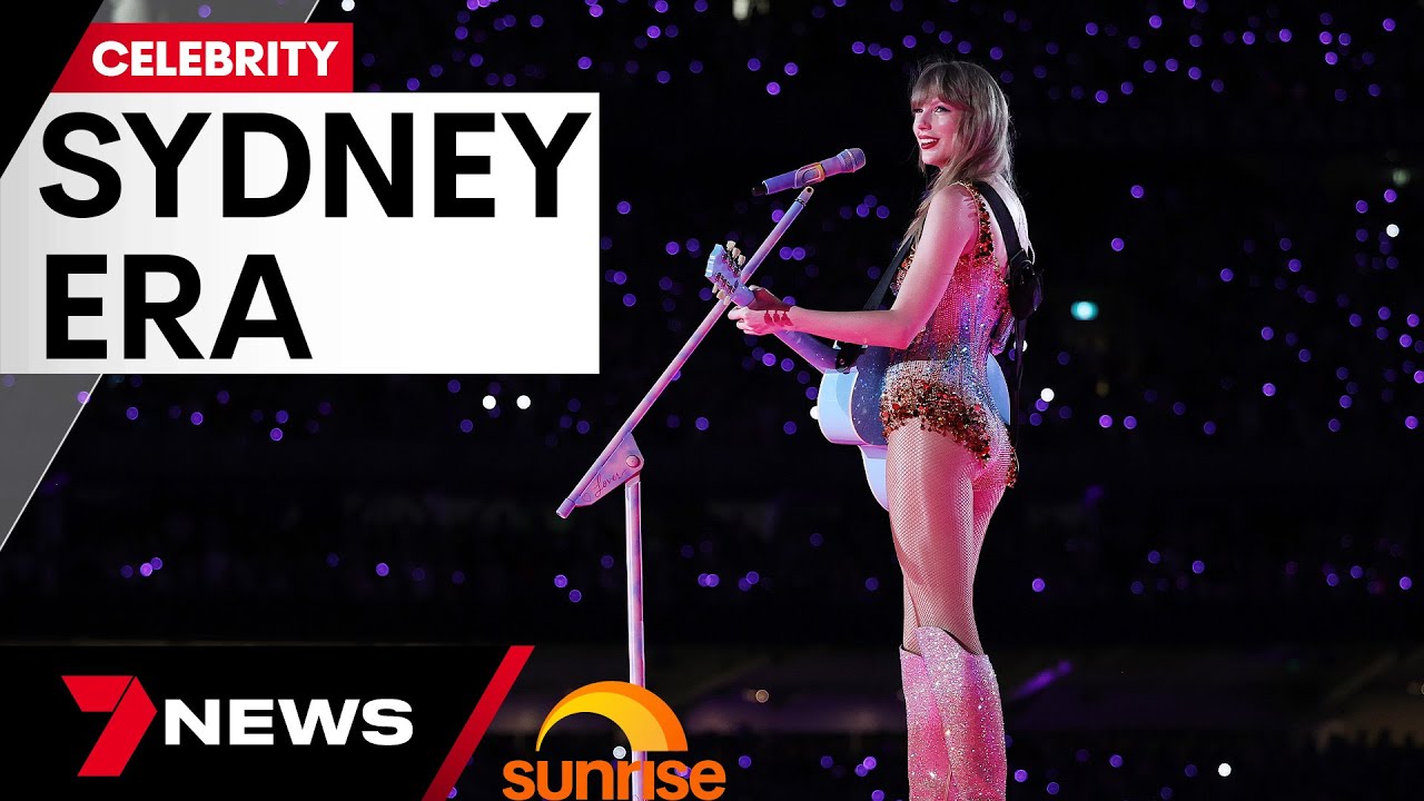 Taylor Swift shines through storm at Sydney show | 7 News Australia