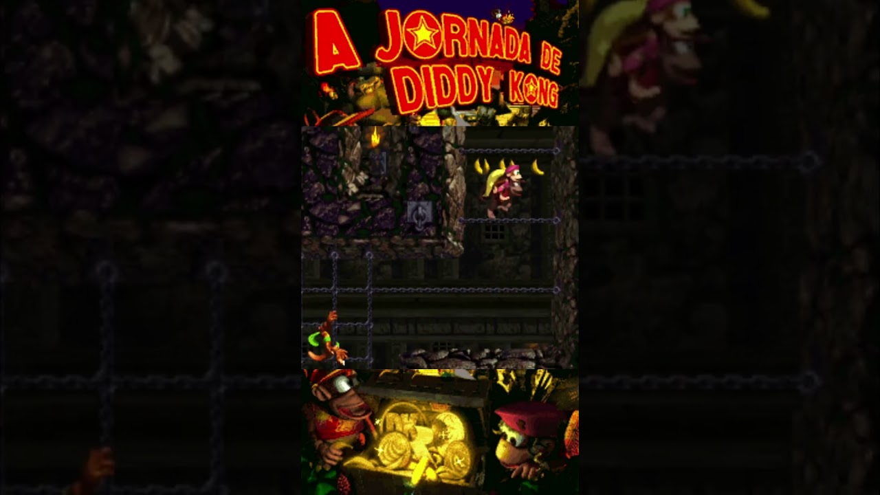 A Jornada de Diddy Kong - Donkey Kong Country 2 PT-BR Câmara das Correntes 01