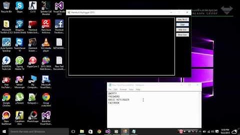 Basic Keylogger Using Microsoft Visual Studio 2015