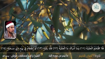 الشيخ راغب مصطفى غلوش رحمه الله   وما تيسر من سورة البلد