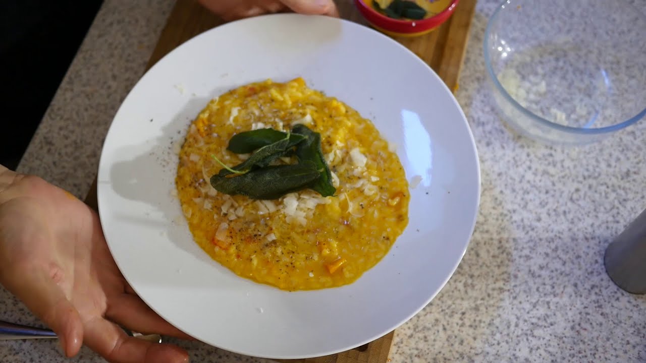 Recept na pravé talianske rizoto s pečenou tekvicou Hokkaido │ Zuzana Machová