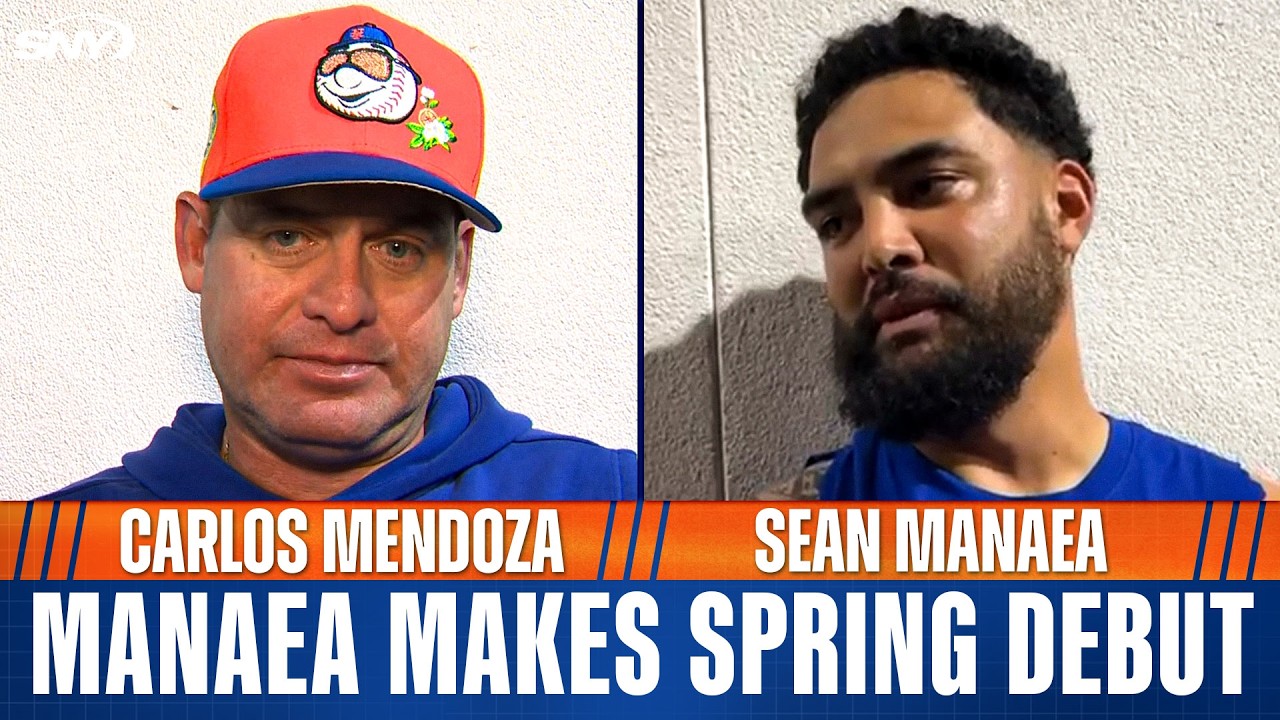 Шон Манаэа и Карлос Мендоса оценивают его первое выступление за «Метс» на весенних тренировках пр...