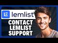 How to Contact Lemlist Support in 2026