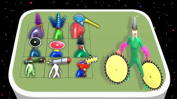 Chainsaw Merge & Run Battle - Merge Master Chainsaw War - Max Level Gameplay