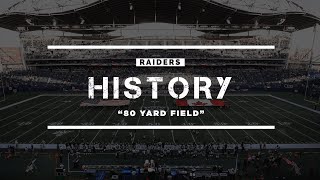 In 2019 the raiders played their 3rd preseason game on an 80 yard
field winnipeg, canada against green bay packers.