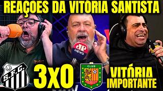 NILSON CÉSAR, RICARDO MELO, AND DONI VIEIRA'S REACTIONS: SANTOS' VICTORY, SANTOS 3-0 DEPORTIVO CU...