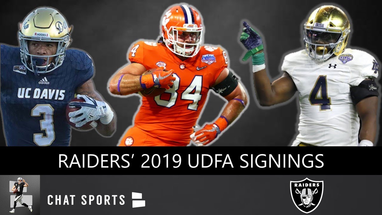 Raiders’ UDFA Tracker Here Are All The UDFAs Oakland Signed After The