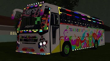 NEW BV MAXIMA BUS MOD RELEASED FOR BUSSID || FULL LED LIGHTS || bus simulator indonesia