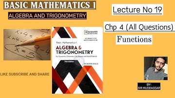 Basic Mathematics 1 Algebra and Trigonometry  Chapter 4 By Nauman Khalid