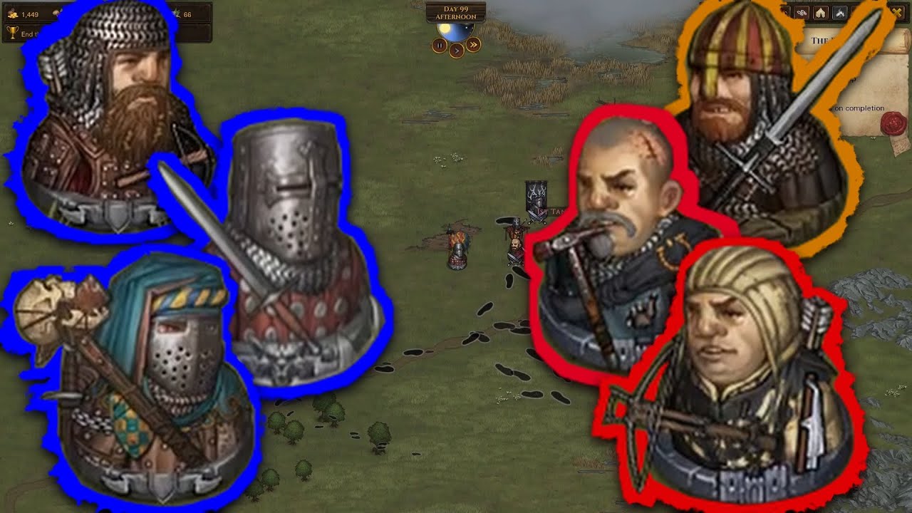 Manipulating Nobles And Brigands Into A Fight So I Can Get Upgrades - A Battle Brothers Battle Edit