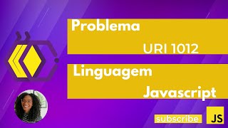 Beecrowd 1012 - Área | Resolução com JavaScript