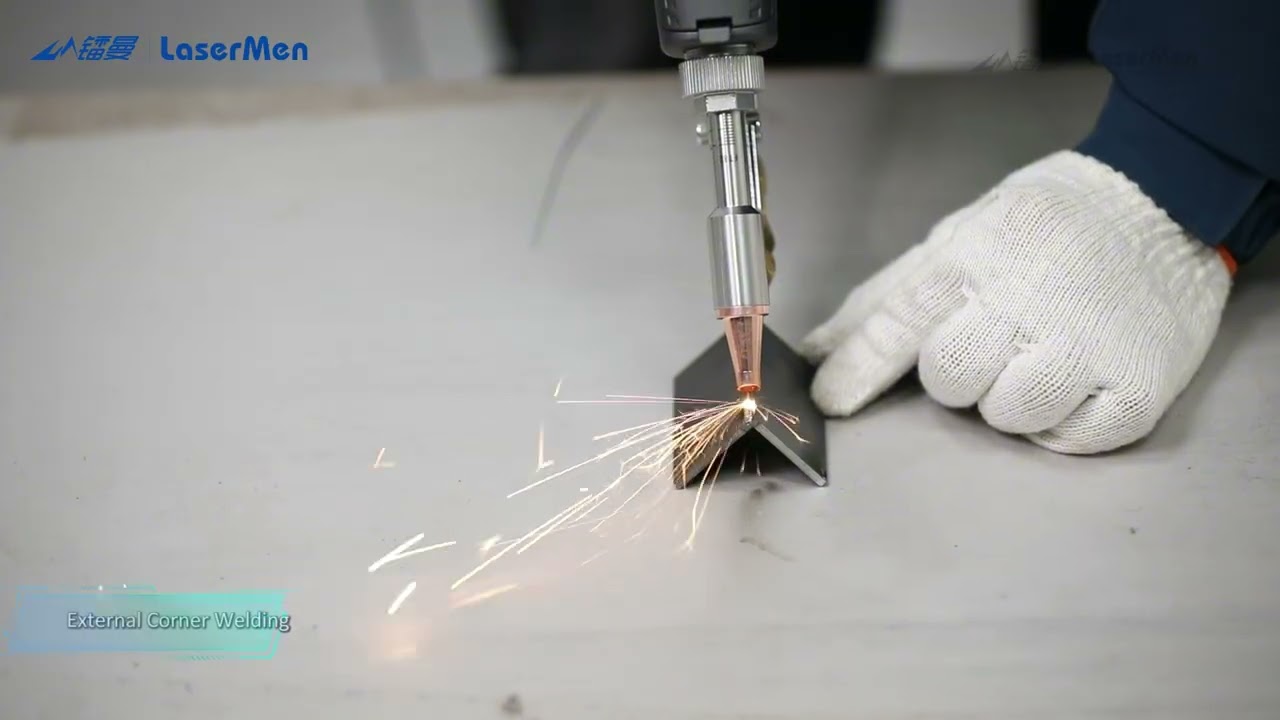 [LaserMen] Air cooling fiber laser welding cutting cleaning machine with built-in auto wire feeder