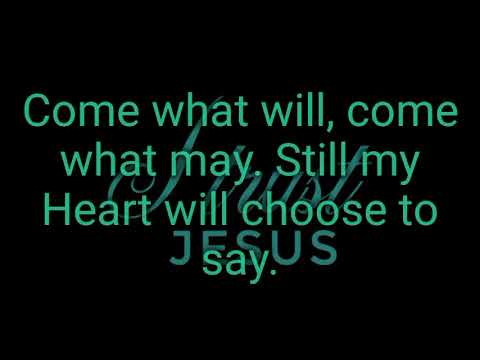 I Trust Jesus lyrics.-Matthew West and Jenn Johnson