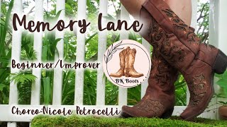 Memory Lane Line Dance Tutorial & Demo