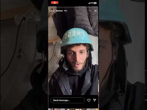 جمعة صار صحفي في غزة مع صالح الجعفراوي وهاني ابو رزق ستوري جمعة 