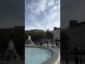 Statues, National Gallery, fountains, churches. Nelson&#39;s Column and lions in Trafalgar Square London