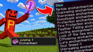 Minecraft, But Every Jump Gives Me a RANDOM Enchantment