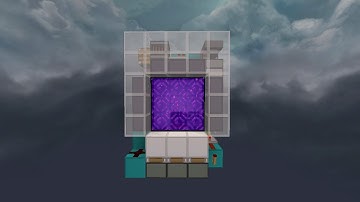 [Showcase] Tiny 3x3 Flush Portal Door | Minecraft PE
