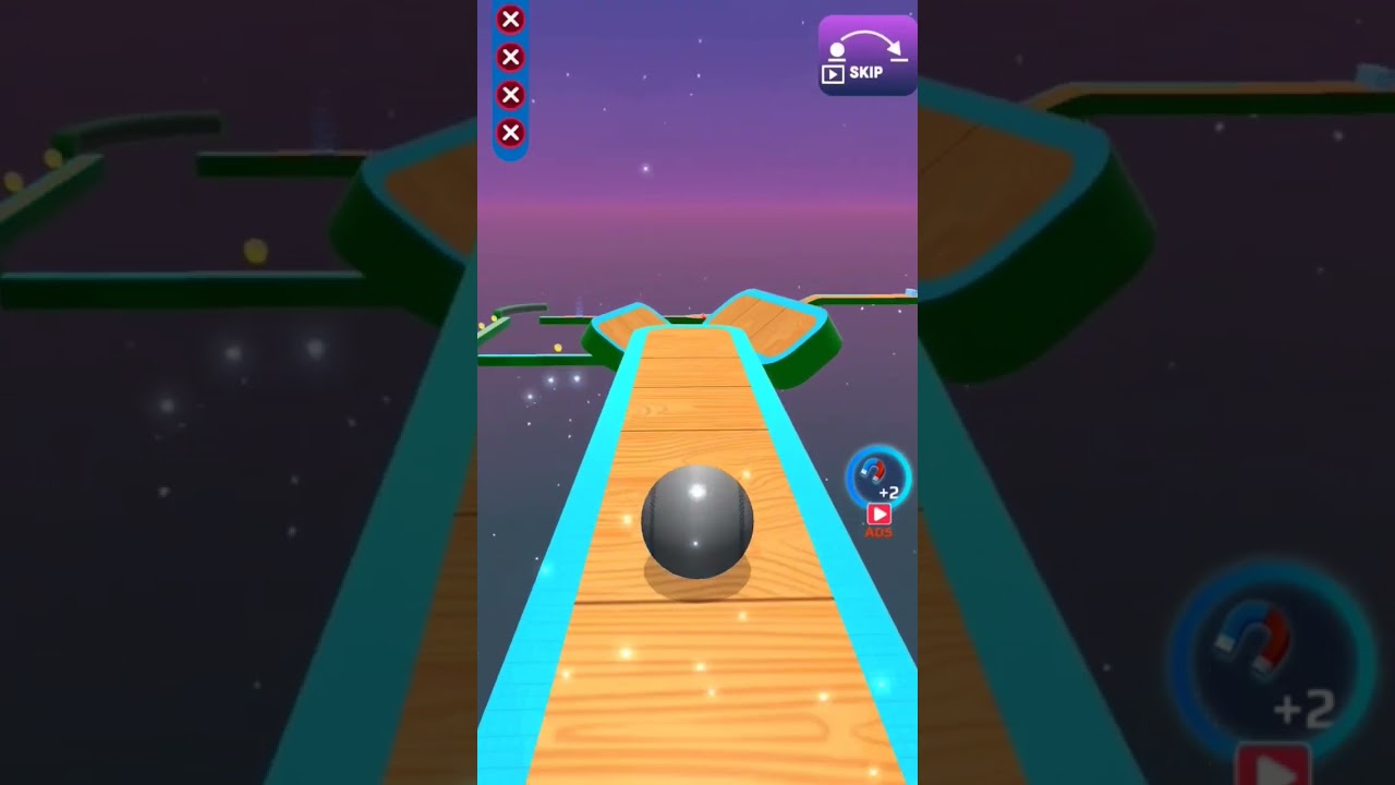 Sky Rolling Ball 3D level 80 | Hardest level | 
