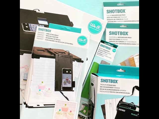 We R Memory Keepers SHOTBOX Pacco Da 12 Sfondi Fotoreali Per Fotografia Di Prodotti E Hobby Creative