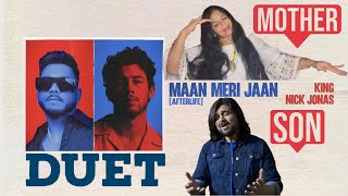 King x Nick Jonas - Maan Meri Jaan (Afterlife) | Aditya Gautam | Mother - Son Duet