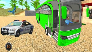 Uphill Offroad Bus Driving Simulator - Crazy  Passengers Transport Game Android Gameplay #1814 screenshot 5