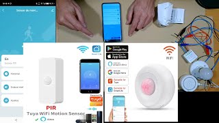 TUYA SMART LIFE WIFI MOTION PRESENCE SENSOR. We compare 2 models and scenes with light and siren.