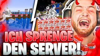 😡💣HAUS GESPRENGT von MONTE , ROHAT, ABUGOKU, MCKY & FABO´s! - FitnaCraft ENDE?! MEGA TNT SPRENGUNG image