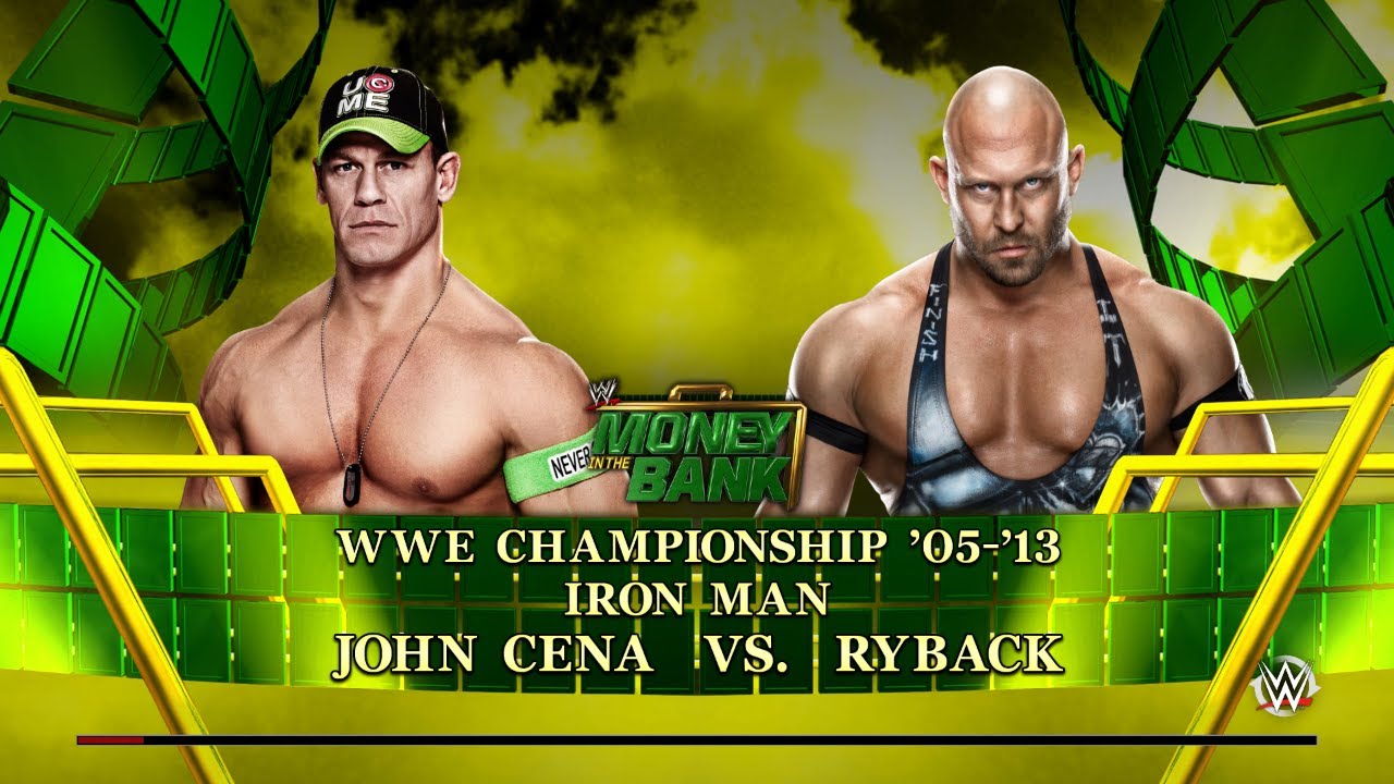 John Cena vs Ryback WWE CHAMPIONSHIP MATCH MitB 2013 | Simulated Fantasy Bokking