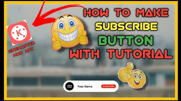 How To make a Subscribe Button Animation UsingYour Mobile Steps| KineMaster Tutorial#bgmi#kinemaster