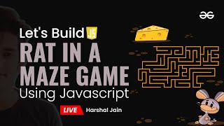 Build Rat in a Maze Game Using JavaScript ( part - 1 ) | JavaScript Projects Beginner to Advanced screenshot 5