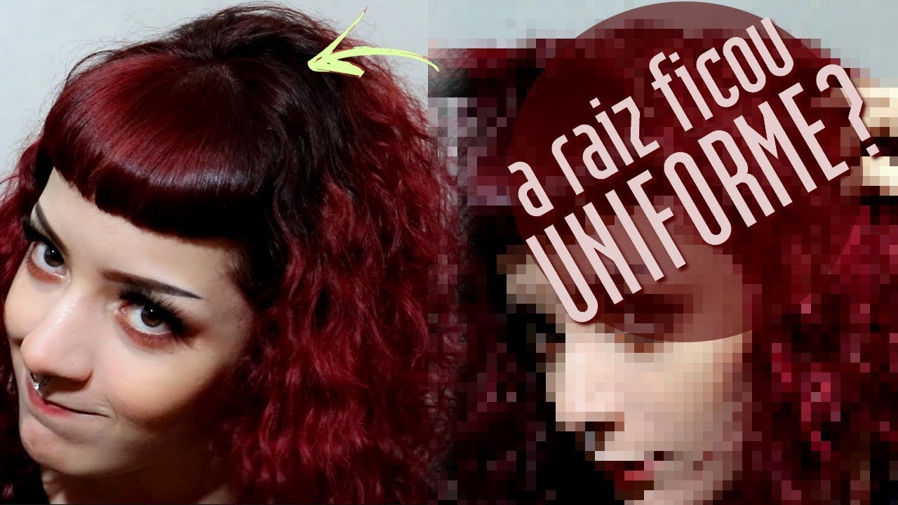 DO CABELO VERDE AO VERMELHO EM CASA | Parte 3: Tentando deixar a raiz uniforme