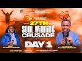 27TH SOUL WINNING CRUSADE DAY1 BP LAMECH NATUKWATSA KASHAGAMA LYANTONDE DISTRICT UGANDA 