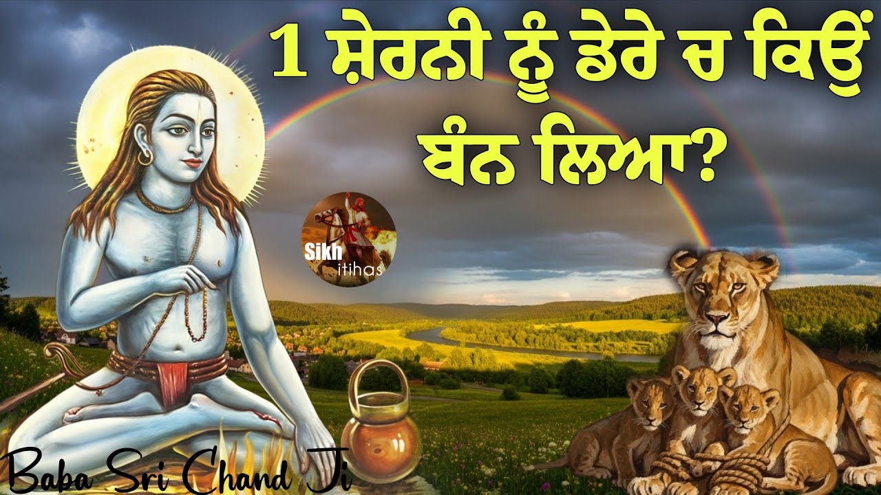 ਬਾਬਾ ਜੀ ਨੇ 1 ਸ਼ੇਰਨੀ ਨੂੰ ਡੇਰੇ ਚ ਕਿਉਂ ਬੰਨ ਲਿਆ? || Karamat || Baba Sri Chand Ji || Sikh Itihas