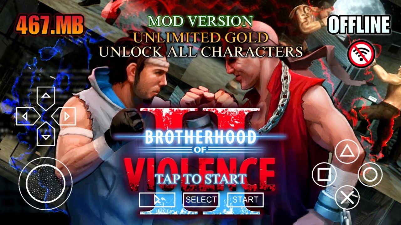 BROTHERHOOD OF VOICENCE 2 ON ANDROID V2.10.0 Unlock All Characters/Unlimited | OFFLINE | HD Gameplay